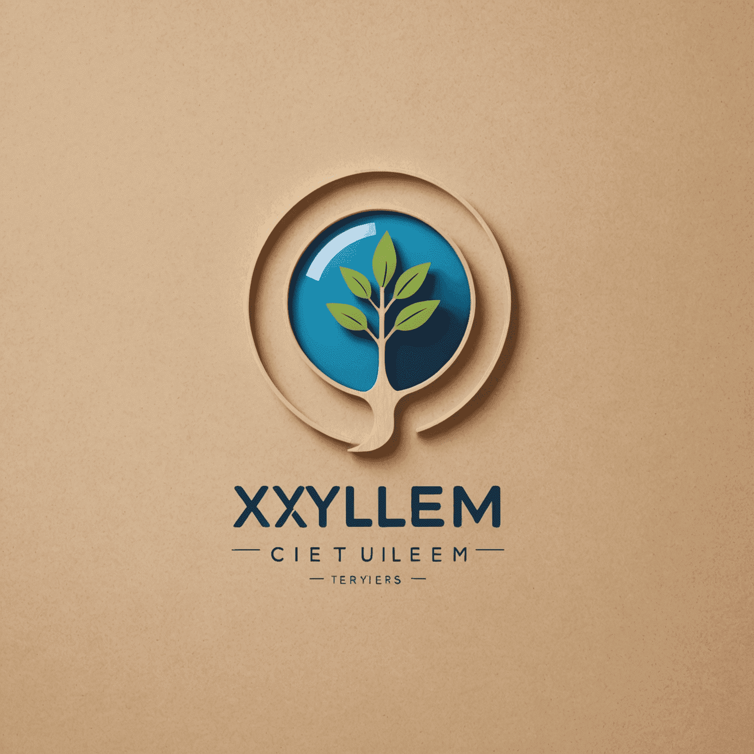Logo de Xylem: Diseño moderno y minimalista que representa creatividad y tecnología