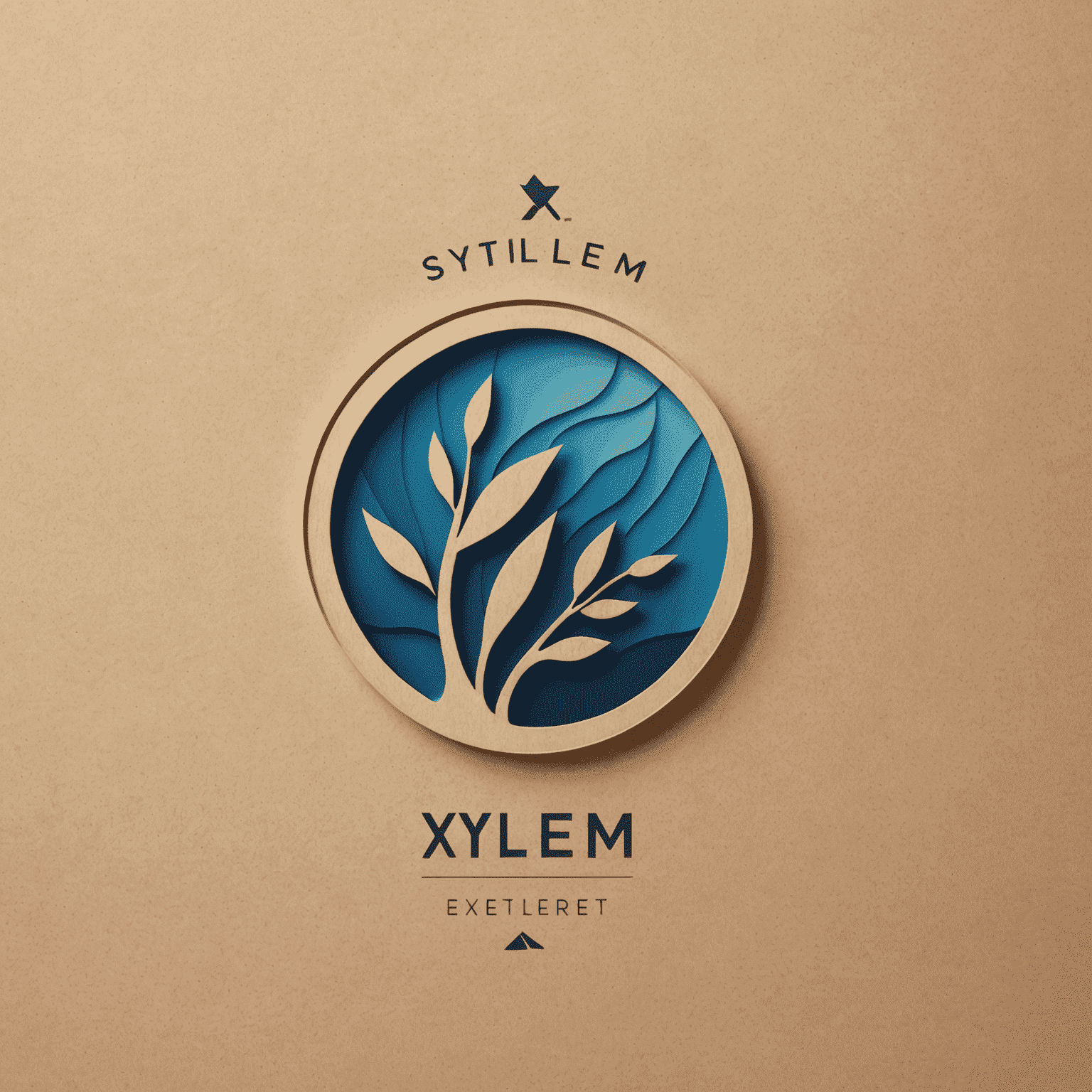 Logo de Xylem: Diseño moderno y minimalista que representa creatividad y tecnología
