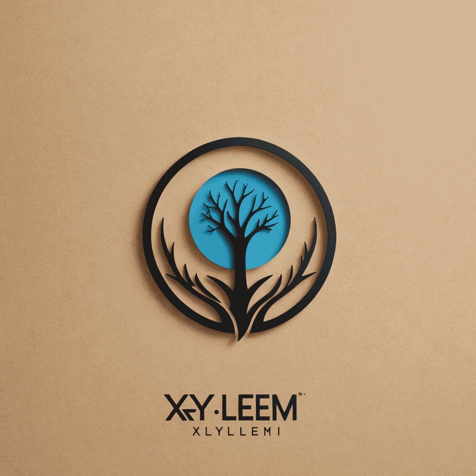 Logo de Xylem: Diseño moderno y minimalista que representa creatividad y tecnología