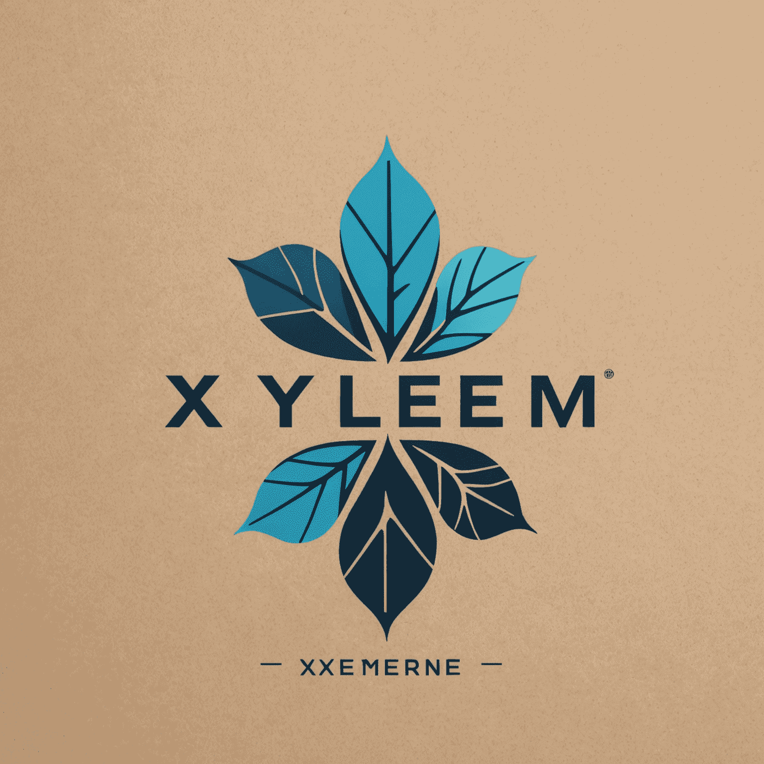 Logo de Xylem: Diseño moderno y minimalista que representa creatividad y tecnología