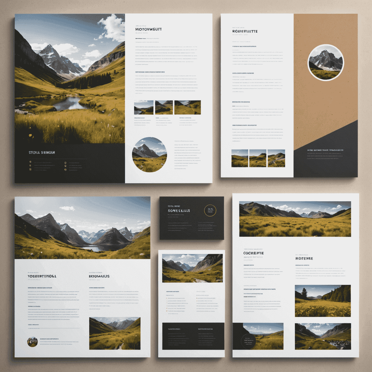 Imagen que muestra una colección de proyectos de diseño web en una presentación de portafolio